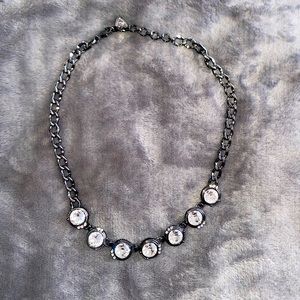 Dark gray necklace
